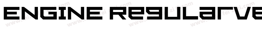 ENGINE RegularVersion 1002Fontsel字体转换